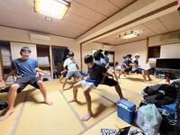 筋トレ中