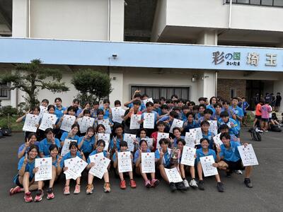 男子総合優勝、女子総合３位　おめでとう！！