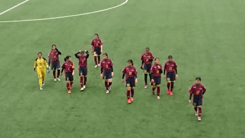 試合終了後。雨の中、おつかれさまでした！