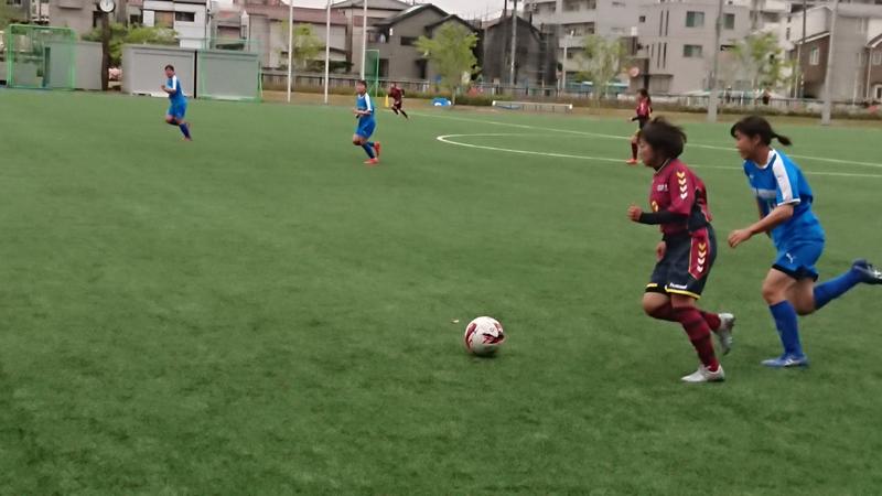 試合前半の様子