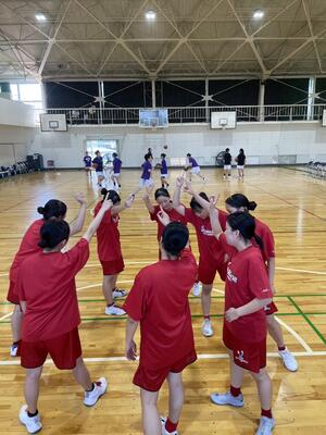 試合までの円陣です！