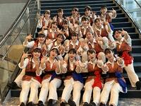 ソニックシティホールの階段で♪頑張りました♪