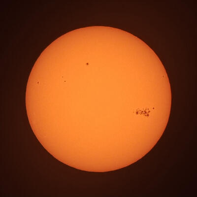 Seestar 太陽全面　巨大黒点